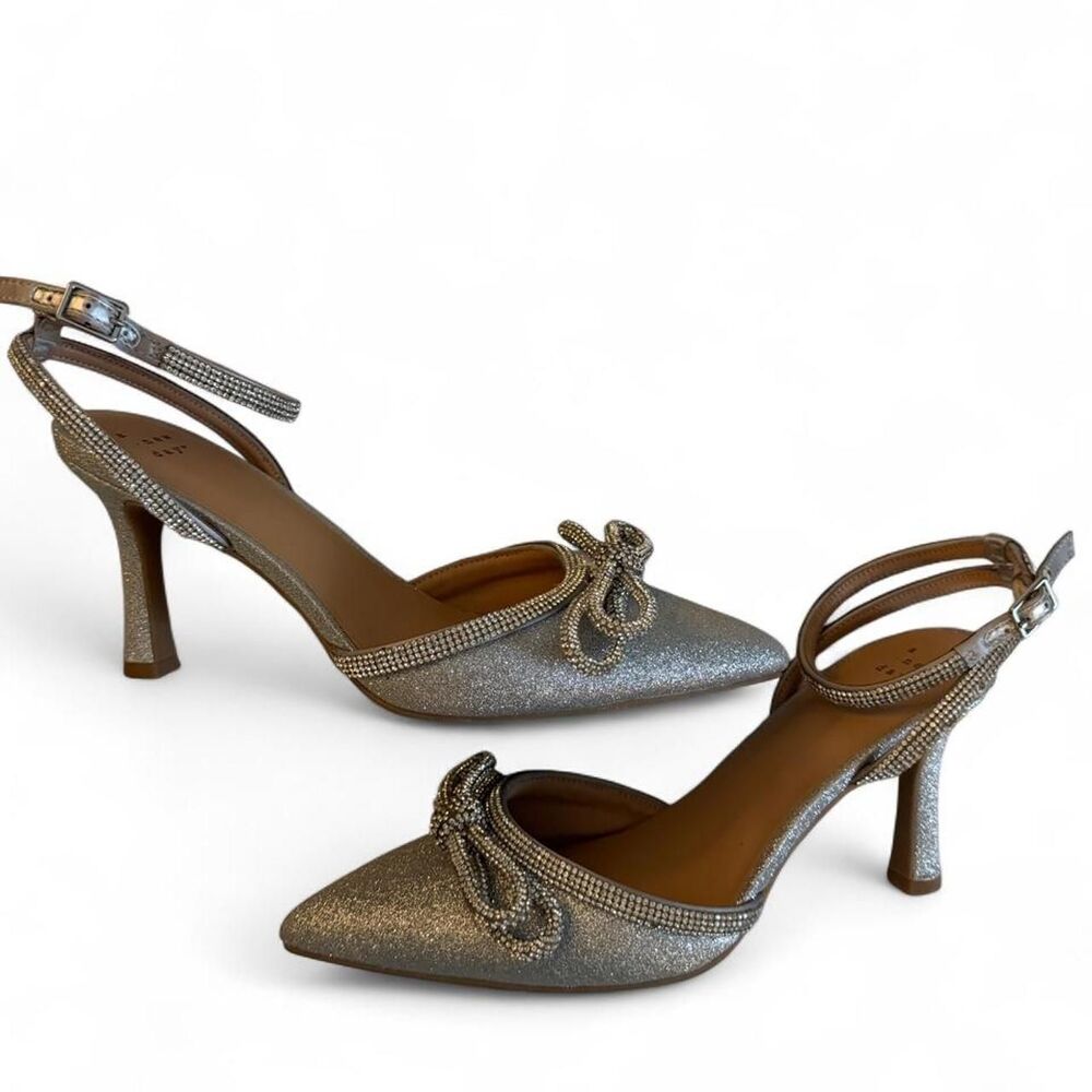 A-new-day Women's Silver and Gold Footwear